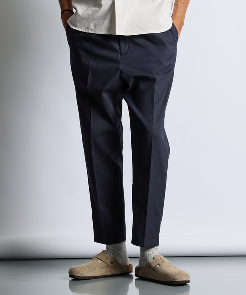 The DUFFER 踏み抜き of ST.GEORGE」 チノパンツ SMALL ネイビー メンズ