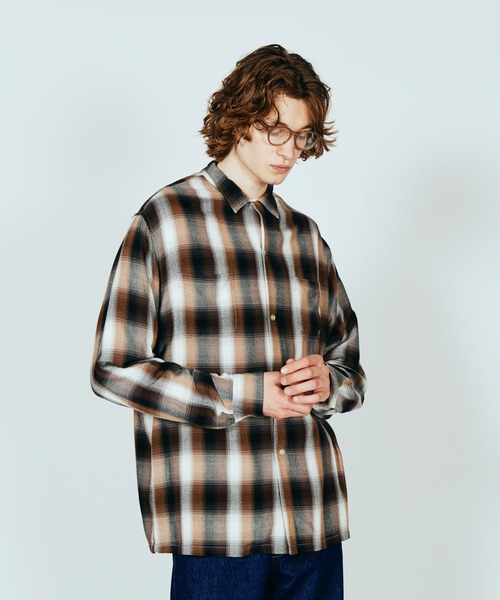TOWNCRAFT | TOWNCRAFT / タウンクラフト 60S OMBRE LOOP COLLAR SHIRT