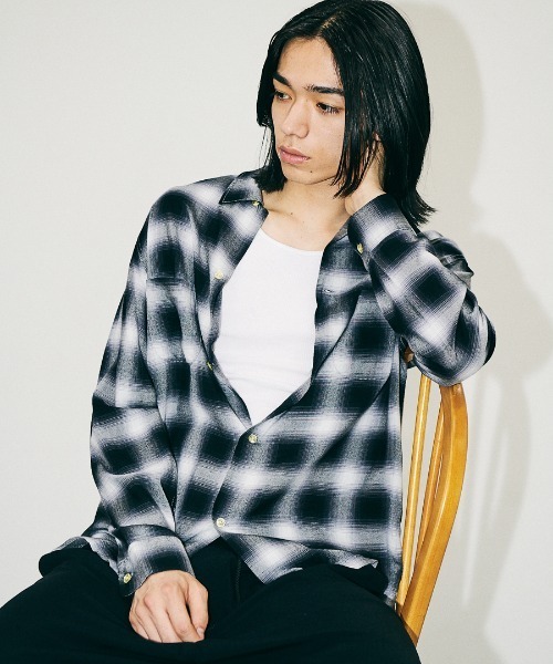 TOWNCRAFT | TOWNCRAFT / タウンクラフト 60S OMBRE LOOP COLLAR SHIRT