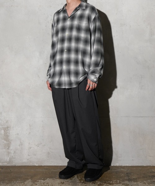 TOWNCRAFT | TOWNCRAFT / タウンクラフト 60S OMBRE LOOP COLLAR SHIRT