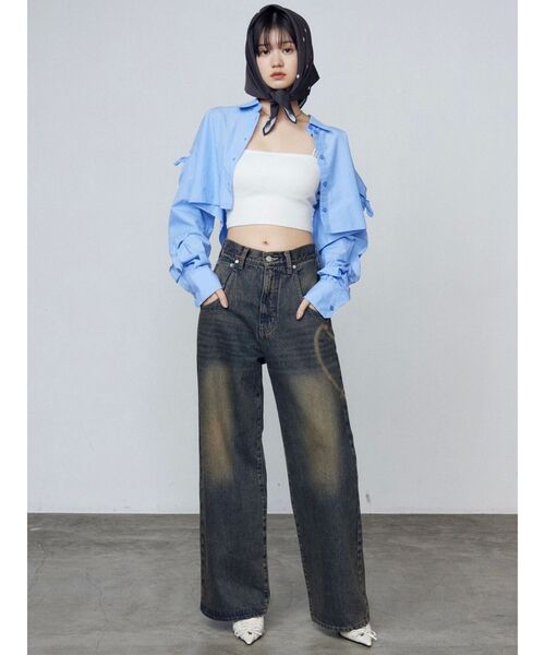 EMODA | グラフィックルーズジーンズ - Buyee, an Online Proxy