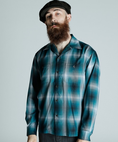 schott オンブレチェックシャツ Schott オンブレチェックシャツ Mサイズ - メルカリ