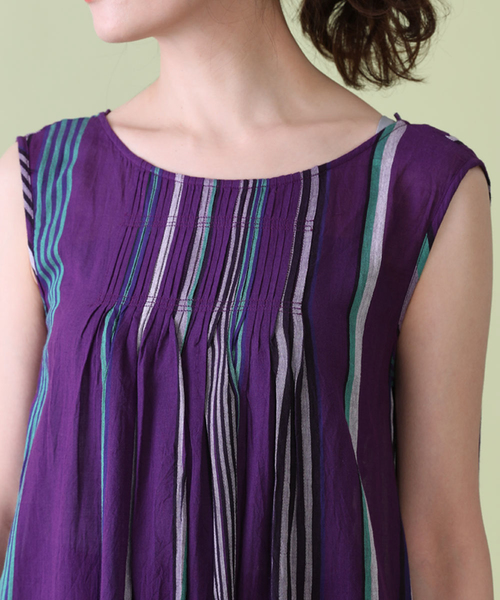 Ne Quittez Pas Ne Quittez Paz ヌキテパ マルチストライプバックリボンドレス Buyee An Online Proxy Shopping Service Shop At Zozotown Bot Online