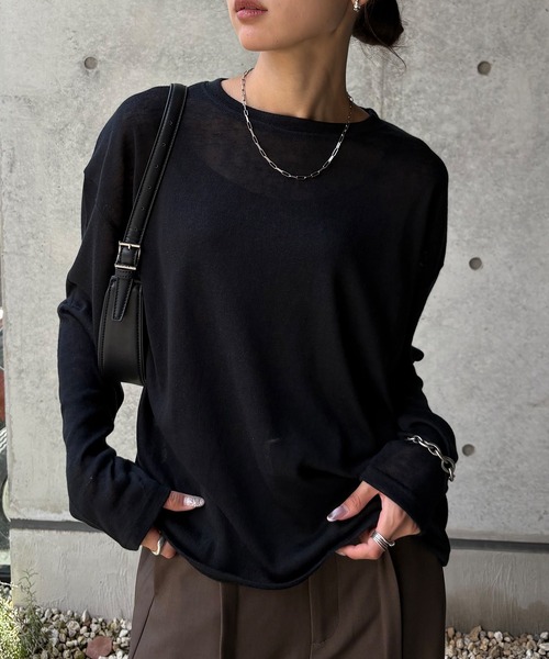 NOGLE | 【NOGLE/ノグル】シアースラブオーバートップス - Buyee, an