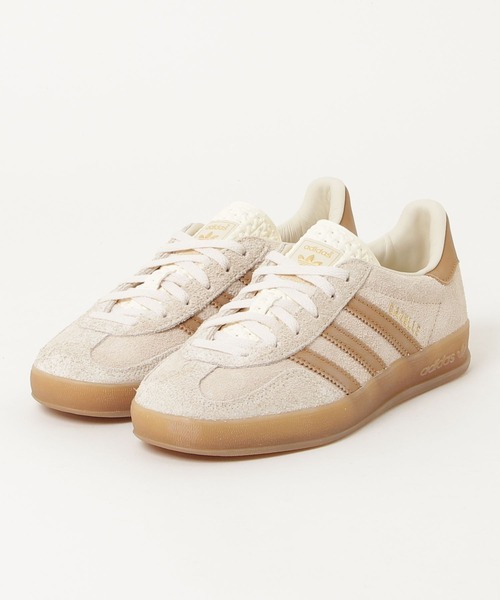 未使用 L レア/サンプル品　アディダス　カモ　オフホワイト/ベージュ ADIDAS | 【ホワイト ZOZO別注カラー】ガゼル インドア / Gazelle