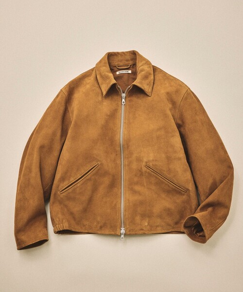 FREAK'S STORE | Goat Leather スエード ミニマル シングルライダース