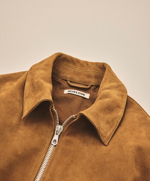 FREAK'S STORE | Goat Leather スエード ミニマル シングルライダース