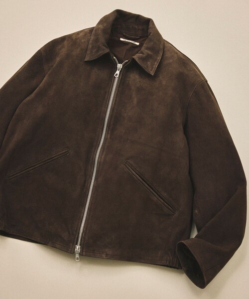FREAK'S STORE | Goat Leather スエード ミニマル シングルライダース