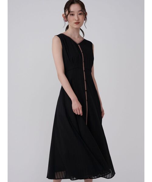 LAGUNAMOON LADYパイピングビスチェレースワンピース ドレス