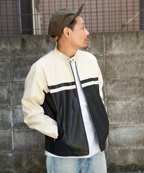 【squidsandwich83 】 LAYER-0 レザー JKT squidsandwich83 】 LAYER-0 レザー JKT ライダーズ革ジャケット