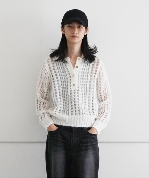 GANNI - 【美品】GANNI Mohair Lace Polo GANNI | GANNI Mohair Lace Polo - Buyee, an Online Proxy