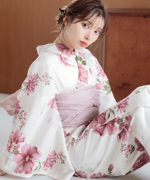 DITA | 1人で着られる浴衣5点セット 和歌山染工日本染め（ゆかた・しわ