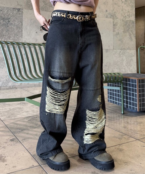 sedacle】ヴィンテージカラーオーバーダイデニム SEDACLE sedacle】ヴィンテージカラーオーバーダイデニム SEDACLE