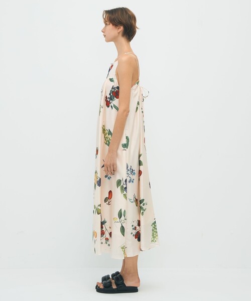 完売品【CABaN】シルク HARVEST ロングワンピース シルク HARVEST ロングワンピース｜トゥモローランド 公式通販