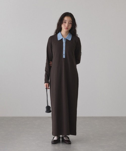ADAM ET ROPE' | 【WEB限定】ポロシャツワンピース - Buyee, an Online
