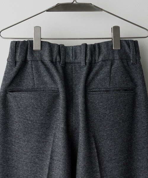 Wool Linen Baggy Slacks 【LIDNM】 LIDNM】 WOOL BAGGY TROUSERS BROWN Mサイズ WYM LIDNM | DOUBLE-FACED