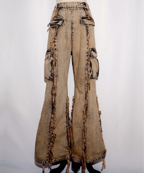 RURUMU: | rurumu:/ルルムウ/drawstring denim pants - Buyee, an