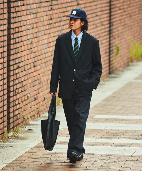 NAUTICA | NAUTICA/ノーティカ ヴィンテージライク ウール 2B ネイビー