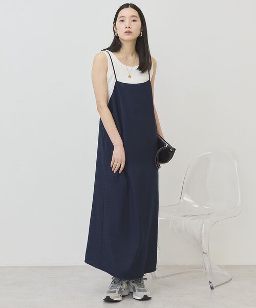 AMERICAN HOLIC | リネンライクIラインキャミワンピース – Buyee 