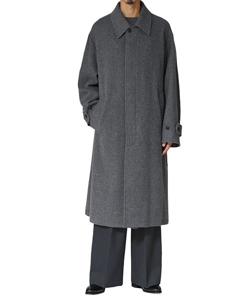 ジャケット・アウター URU RAYON/COTTON BALMACAAN COAT for 1LDK URU RAYON/COTTON BALMACAAN COAT for 1LDK