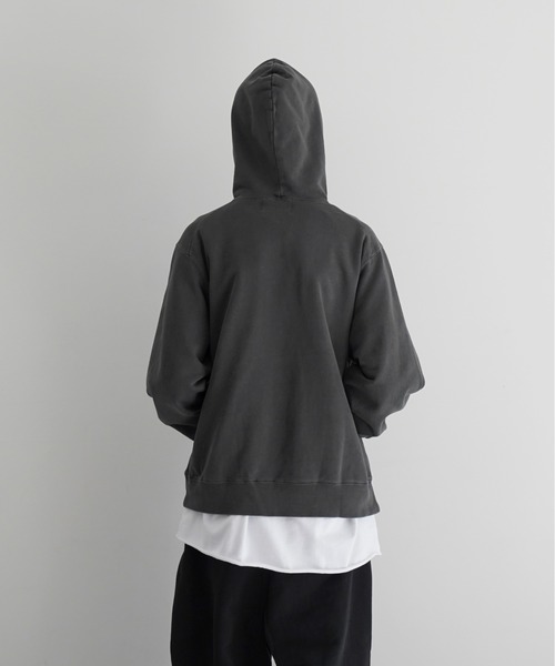 KAIKO | KAIKO FADED HEAVYWEIGHT SWEAT PARKA - Buyee, an Online 
