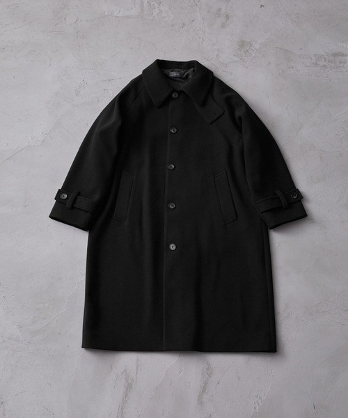 美品 Tech Melton Loose Soutien Collar Coat CLEL ステンカラーコート コート 「CLEL」Tech Melton Loose