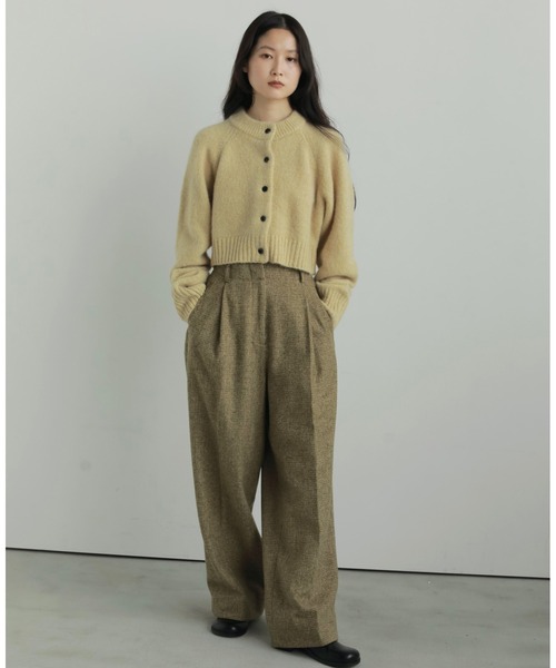 ANUKE | Melange Knit Cardigan - Buyee, an Online Proxy Shopping