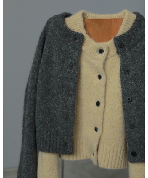 【新品】anuke Melange Knit Cardigan ANUKE | Melange Knit Cardigan - Buyee, an Online Proxy Shopping