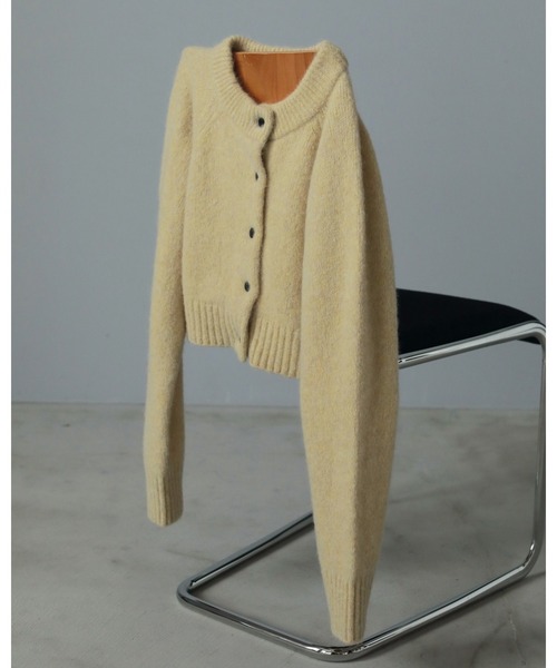 ANUKE | Melange Knit Cardigan - Buyee, an Online Proxy Shopping