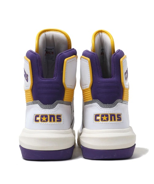 purple yellow converse