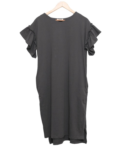 Mili An Deni 綿100 袖フリルtシャツワンピース Buyee Layanan Belanja Online Belanja Di Zozotown