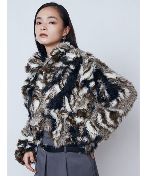 EMODA 2トーンボアブルゾン EMODA | 2トーンボアブルゾン - Buyee, an Online Proxy