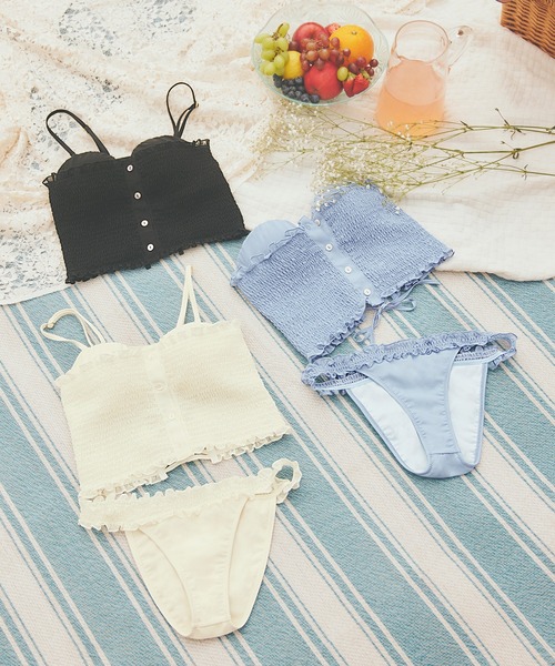 RAVIJOUR | シャーリングビスチェ ビキニセット - Buyee, an Online