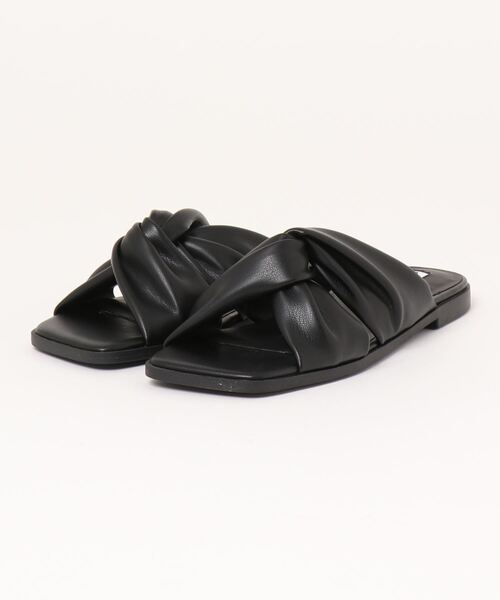 【Steve Madden】アティカスミュール Heeled sandal Steve Madden CAVIAR SILVER in silver crystal