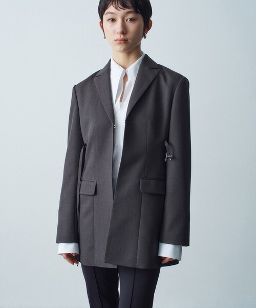 CODE A | belted chic jacket - Buyee, an Online Proxy Shopping