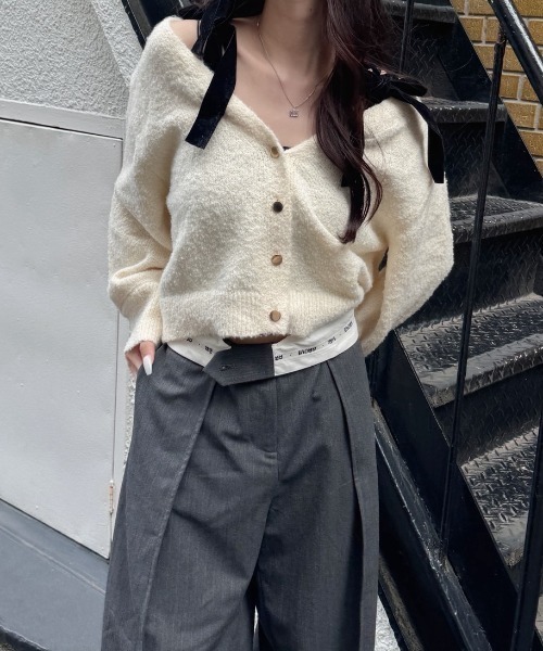 NEMNE STORE | フェイクファーリボンブルゾン - Buyee, um serviço on