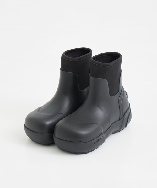 靴 AMBUSH RUBEER BOOT Black Rubber Boots by AMBUSH on Sale