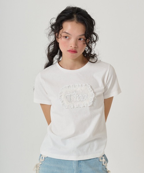 tina jojun タック入り ルーズワイドチノパン TINA：JOJUN タック入り ルーズワイドチノパン TINA：JOJUN（チノパンツ