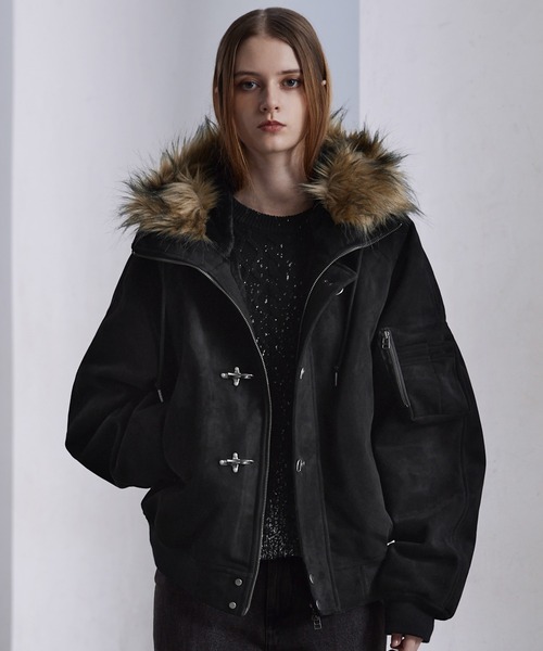 ANUKE | Ecoleather Over Jacket - Buyee, an Online Proxy Shopping