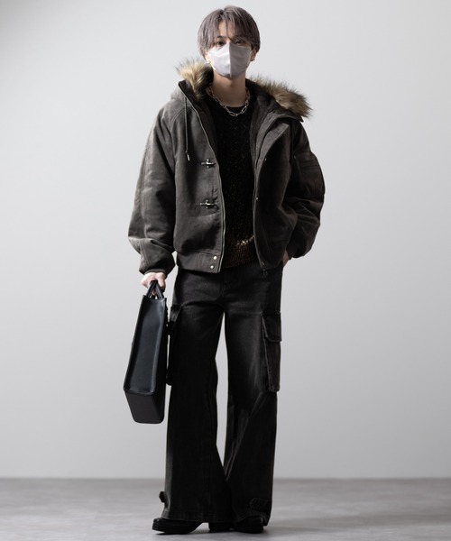 CLEL | 【CLEL】Fireman Tech Fade N-2B Flight Jacket / ファイヤー