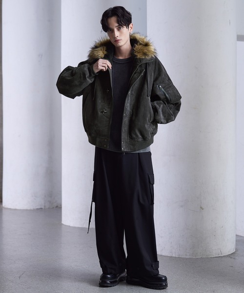 CLEL | 【CLEL】Fireman Tech Fade N-2B Flight Jacket / ファイヤー