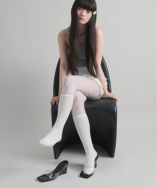 Andmary Loose ribbon set up アイボリー andmary Loose ribbon set up