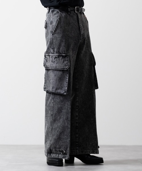 meltthelady cargo flare pants パンツ デニム meltthelady cargo