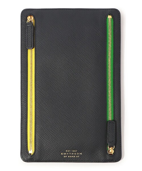 SMYTHSON | SMYTHSON COSMETIC CASE レザーポーチ - Buyee, an