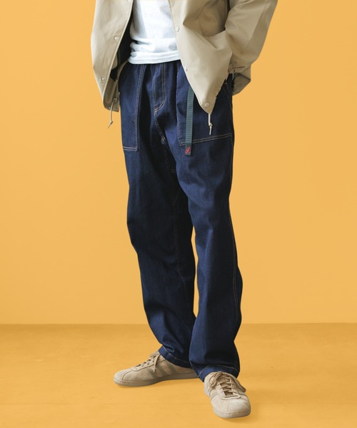 メンズ GRANCY ZipDesign Buggy Denim Pants