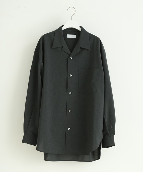 ADAM ET ROPE 開襟シャツ ADAM ET ROPE' シャツ リラックスシルエット オープンカラー