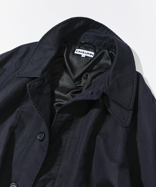 ジャケット・アウター CAHLUMN Cotton Linen BalmacaanCoat CAHLUMN | CAHLUMN/カウラム Cotton Linen Balmacaan/コットン リネン