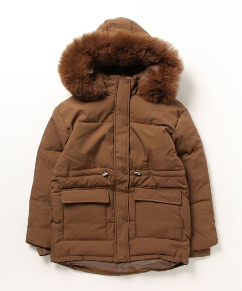 SILLY | 【冬に大活躍間違いなし！】ファーフードウエストマークダウン