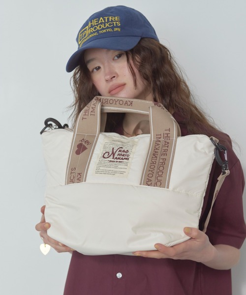THEATRE PRODUCTS×kaoyorinakami 2way バッグ THEATRE PRODUCTS×kaoyorinakamiコラボ】ジャガードテープ 2way