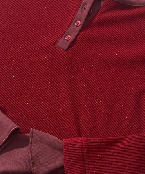 LOIN NUIT | bell sleeve rib tops / ベルスリーブリブトップス